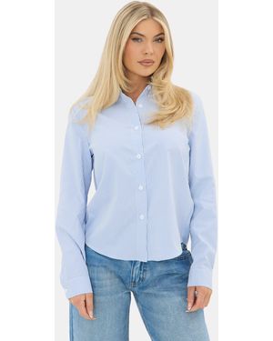 I Saw It First Striped Shirt - Blue