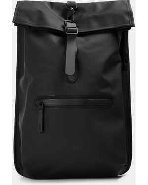Rains Rolltop Rucksack - Black