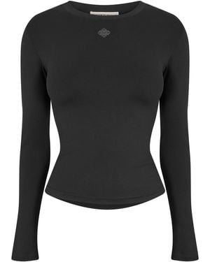 The Couture Club Sculpting Stretch Long Sleeve T-Shirt - Black