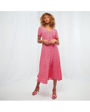 Joe Browns Studio Joe Butterfly Tea Dress - Pink