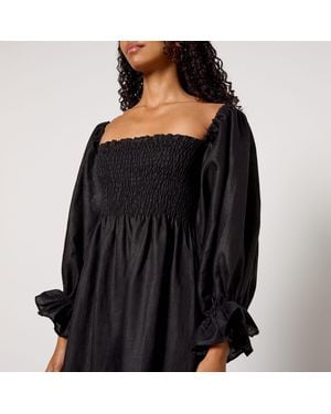 Sleeper Atlanta Linen Dress - Black