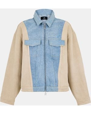 Represent Tailored Fit Denim Jacket - Green