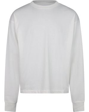 Drew House Adults Heavyweight Long Sleeve T-Shirt - Grey