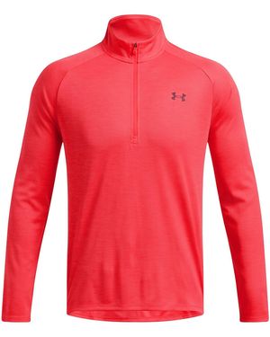 Under Armour Tech 1/2 Zip 2.0 Long-sleeve Shirt - Red