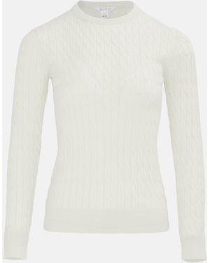 Miso Baby Cable Jumper - White