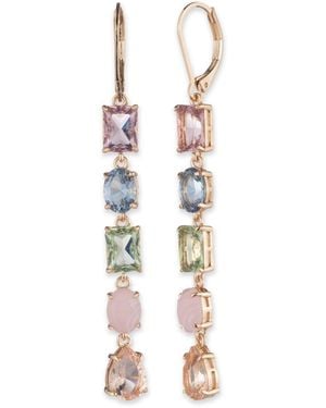 Ralph Lauren Lauren Multi Stone Linear Earrings - Metallic