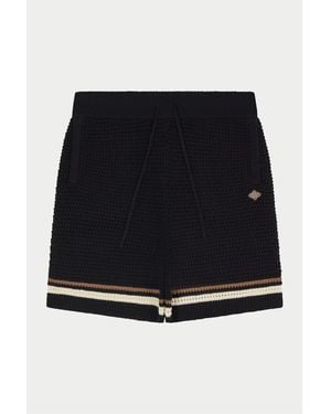 The Couture Club Woven Tracksuit Shorts - Black