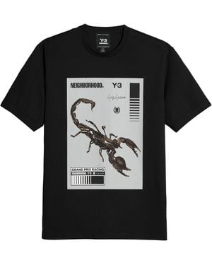 Y-3 X Neighborhood Scorpion Graphic T-Shirt - Black