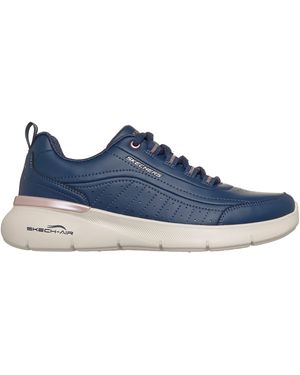 Skechers S Air Dynamight Trainers Navy/rose Gold 6 Uk - Blue