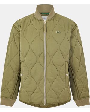 Lacoste Blouson Lightweight Quilted Jacket - Green