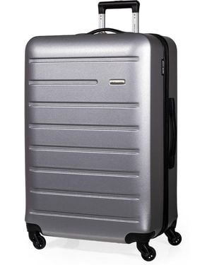 Pierre Cardin Voyager Hard Shell Travel Suitcase Cabin Luggage - Grey
