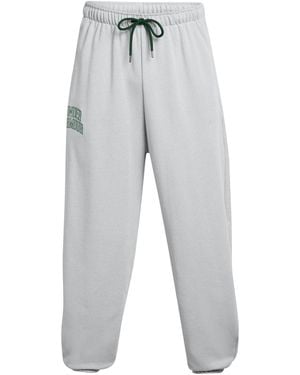 Under Armour Closed Hem Fleece Terry Joggers - Grey