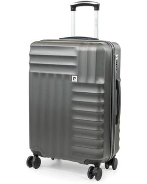 Pierre Cardin Soleil Hard Shell Suitcase Wheeled Luggage - Grey