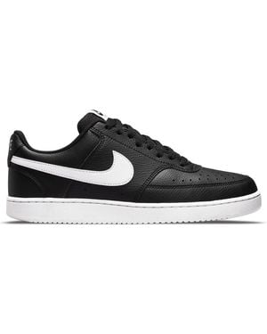 Nike Court Vision Low Trainers - Black