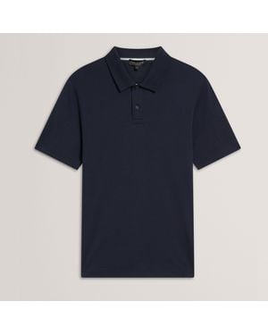 Ted Baker Short Sleeve Polo Shirt - Blue