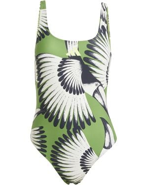 adidas X Farm 3-Stripes Swimsuit - Green
