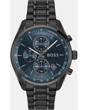 BOSS Gents Grand Prix 44 Chrono Ip Watch - Grey