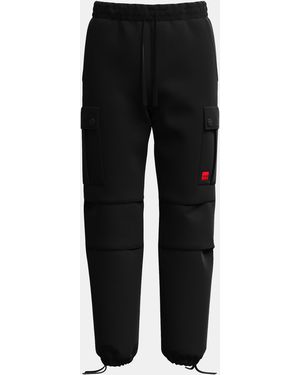 HUGO Ripstop Cargo Trousers - Black