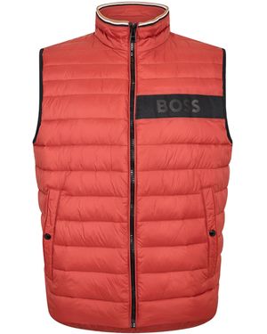 BOSS Darolan Sleeveless Gilet - Red