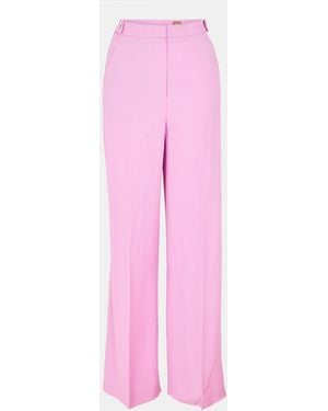 BOSS Tacilana Wide Leg Trousers - Pink