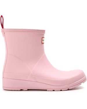 HUNTER Play Short Wellington Boots - Pink