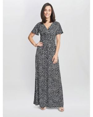 Gina Bacconi Gia Jersey Maxi Dress - Grey