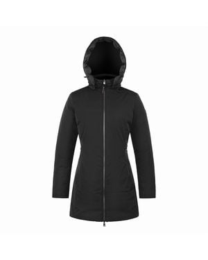 Museum Reversible Long Puffer Jacket - Black