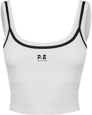 P.E Nation Layered Tank Top - White