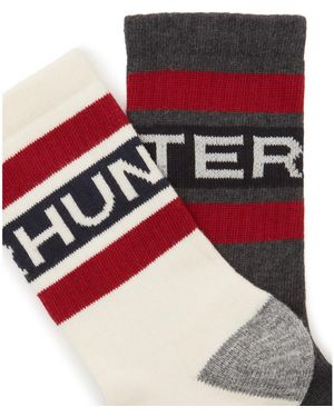 HUNTER 2 Pack Socks - Red