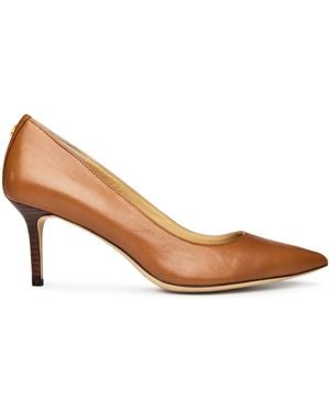 Ralph Lauren Lanette Court Stiletto Heels - Brown