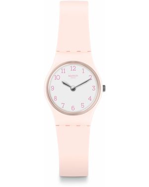 Swatch Core Analogue Quartz Watch - White