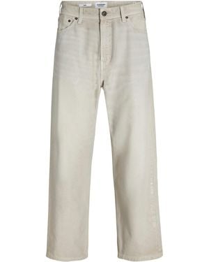 Jack & Jones Alex Wide Leg Trouser - Grey