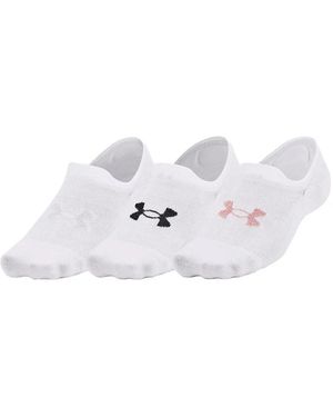 Under Armour Adults Essential Trainers Socks - White