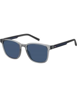 Tommy Hilfiger Sn63 Rectangular Sunglasses - Blue