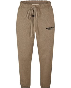 Fear Of God Logo Jogging Bottoms - Natural