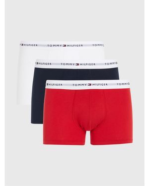 Tommy Hilfiger 3 Pack Signature Boxer Shorts - Red