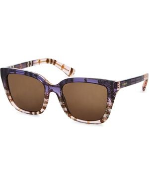 Burberry Cat Eye Sunglasses - Brown