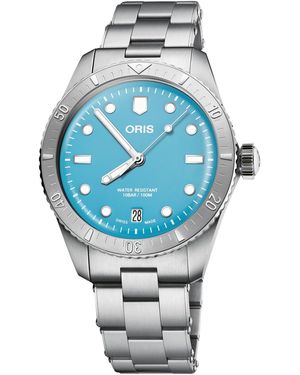 Oris Divers Sixty Five Swiss Automatic Stainless Steel Auto Analogue Watch - Blue