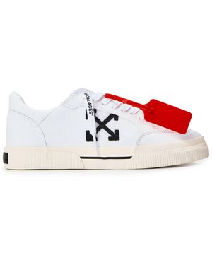 Off-White c/o Virgil Abloh Off Vulcanized Canvas Trainers - Red