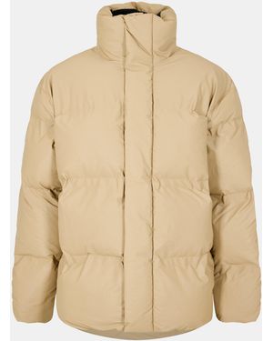 Rains Medium Puffer Jacket - Natural