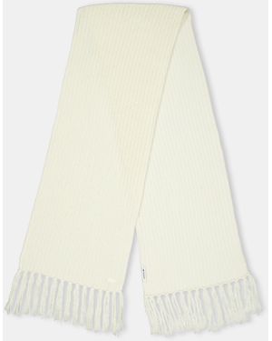 Lacoste Midweight Scarf - White