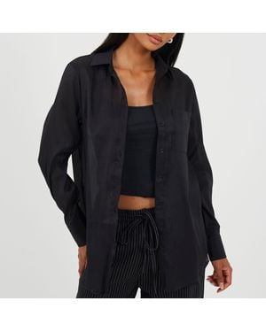 Brave Soul Ls Shirt - Black