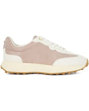 Dune Dune Lo Emboss Flat - White