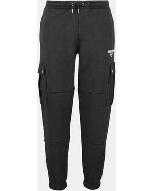 Jack Wills Script Cargo Cotton Ribbed Cuffs Joggers - Blue