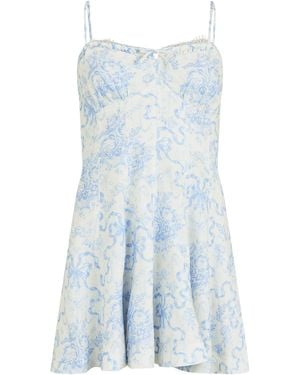 LoveShackFancy Shai Dress - Blue