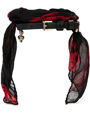 McQueen Alex Scarf Wrp Brace Ld63 - Black