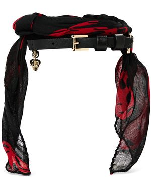 McQueen Scarf Wrap Bracelet - Black
