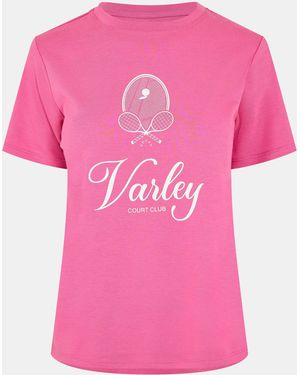 Varley Coventry Regular Fit T-Shirt - Pink