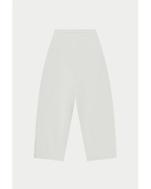 The Couture Club Barrel Knitted Trousers - White