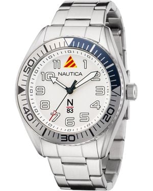 Nautica Analogue Quartz Watch - Metallic